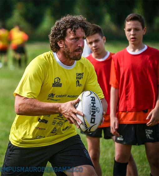 Ciokkolatte Loves Campus Rugby Mauro Bergamasco